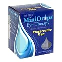 Optics MiniDrops Lubricant Eye Drops, Eye Therapy, 30 - 0.02 fl oz (0.5 ml) droppers (Pack of 2)