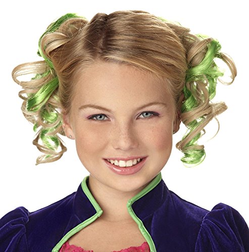 Green Curly Hair Clips