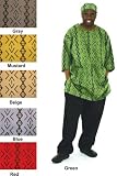 Unisex African Mudprint Pants Set - Style C - Several Colors Available