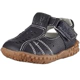 Playshoes Lauflernsandale uni 141612, Unisex - Kinder Lauflernschuhe, blau, (marine 11), EU 19