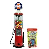 Illinois Fighting Illini NCAA Red Retro Gas Pump Gumball Machine