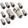 Hdlconm - Hdline-Lot De 10 Connecteurs F-Fiches F A Joint