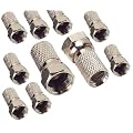 Hdlconm - Hdline-Lot De 10 Connecteurs F-Fiches F A Joint