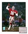 Joe Montana San Francisco 49ers NFL Hand Signed 8x10 Photograph Throwing