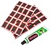 whitesnowing Durable Bicycle Tire Tube 48 Rubber Patches Repair Glue tyre