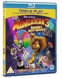 Image de Madagascar 3: Europe's Most Wanted - Triple Play (Blu-ray + DVD + Digital Copy + Keep Calm Retro Bad