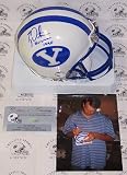 Ty Detmer Autographed Mini Helmet - BYU Cougars - Autographed NFL Mini Helmets