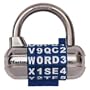 Master Lock 1534D Password Plus Combo Lock in Black, Blue, Red, White, Colors may Vary, 1-Pack