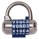 Master Lock 1534D Password Plus Combo Lock in Black, Blue, Red, White, Colors may Vary, 1-Pack