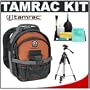 Tamrac 5273 Expedition 3 Photo Digital SLR Camera Backpack (Rust) + Tripod + Accessory Kit for Canon Rebel T3, T3i, T1i, T2i, EOS 60D, 5D, 7D, Nikon D3000, D3100, D5000, D5100, D7000, D300s, Olympus Evolt E-5, E-30, E-620 & Sony Alpha A560, A580, A33, A35, A55