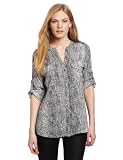 51mFO0r%2B0WL. SL160  Calvin Klein Womens Ombre Print Crew Roll Sleeve