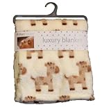 from Pitter Patter Beautiful Luxury Fleece Blanket (Ecru)