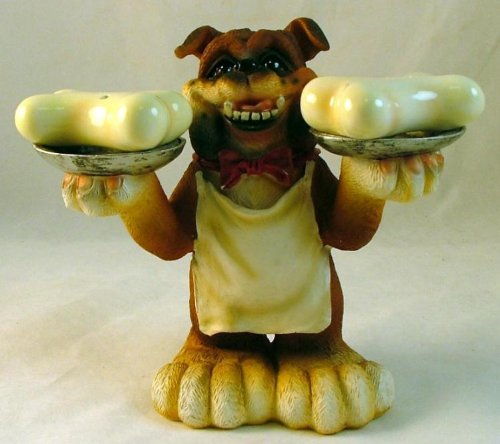 Boxer Dog Bone Chef Shaker S/P