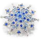 Blue Studded Artisti Pin Brooch