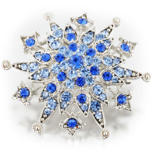 Childrens Toyshop  Jewelry : Blue Studded Artisti Pin Brooch
