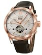 Perigaum 1972 Rose Gold Automatic P-1112-IR-W-BRLE Automatic Watch for Him Open Balance Spring