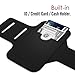 Universal Sports Armband, MoKo Water Resistant Running Case Workout Arm Band Cover for iPhone 8, iPhone 7, 6S, 6, 5S, 5, SE, Galaxy S7, S6, S6 Edge, J5, Moto Pixel Huawei Sony LG, Orange