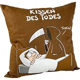 Nichtlustig 41816 Baumwoll-Kissen Tod