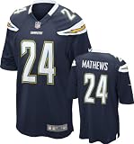 Ryan Mathews Youth Jersey: Home Blue Game Replica #24 Nike San Diego Chargers Youth Jersey