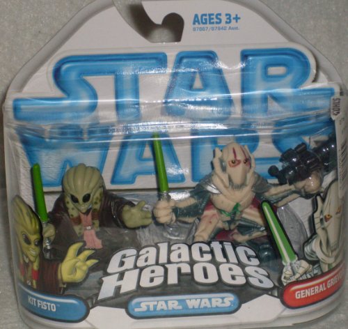 51mFXUABjXL Star Wars Galactic Heroes Kit Fisto and amp; General Grievous