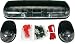 Recon 264155BK Smoked Cab Roof Lights 2002-2007 Chevy & GMC CK Series Heavy Duty Pickup (3-Piece Set)