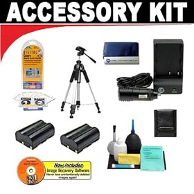 2 CTA Replacement Pentax D-LI50, Sigma BP-21 or Minolta NP-400 Batteries and Mini Battery... by DB ROTH