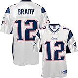 Reebok New England Patriots Tom Brady Replica White Jersey