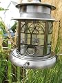 Aurora seeded glass birdfeeder - Pewter