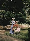 Woman in a Garden Photographic Poster Print by Henrie Chouanard, 30x40