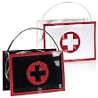 HB-073 White/Red Cross Nurse Bag