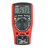 UNI-T UT50E  DMMデジタルマルチメータ レッド＆グレー （データホールド機能/ディスプレイ19999/w・温度テスト）