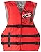 X20 Universal Adult Life Jacket Vest - Red & Black