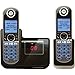 Motorola DECT 6.0 Cordless Phone with 2 Handsets, Digital Answering System and Customizable Color Back Plates P1002