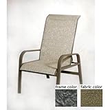 IMAGE OF Bonaire Aluminum Sling Recliner With Scavo Iron Frame And C0750 Fabric