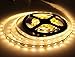 KPBOTL LED Strip Light SMD5630 DC12V 5M 300led Flexible 5730 Bar Light High Brightness Non-waterproof Indoor Home Decoration Warm White + DC Power 12V 2A