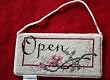 Gorgeous Wool Needlepoint Cute Door Sign 01