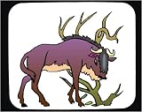 Mouse Pad with boar, animal, wildebeest