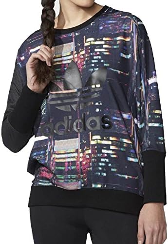 Adidas Originals Women's Tokyo Printed Sweater-Black