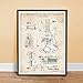 FENDER PRECISION BASS GUITAR POSTER 1961 US Patent Art Print Vintage Reproduction Gift Pbass, 18 by 24 inches