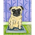 I Just Look Fat Canvas Wall Art - 13x16"