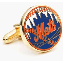 New York Mets MLB Executive Cuff Links - 1 Pair