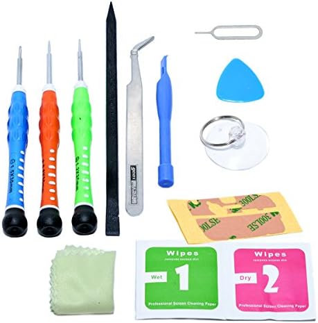 uRepair Repair Tool Kit - 12 pcs for iPhone 4 - 4S - 5 - 5C - 5S - 6 - 6 Plus - 6s - 6s Plus all Models / Samsung Galaxy / Note / iPad tool kits Repair Replacement