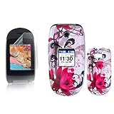 iNcido Brand Samsung Gusto U360 Combo Red Flower on White Protective Case F ....