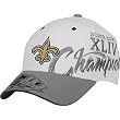 New Orleans Saints Super Bowl XLIV Champions Reebok Official Locker Room Flex Fit Hat