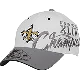 New Orleans Saints Super Bowl XLIV Champions Reebok Official Locker Room Flex Fit Hat