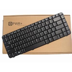 PWR+ Laptop Keyboard for Compaq Presario CQ50 CQ50Z CQ50Z-100 CQ50-100 CQ50-101LA... by PWR+