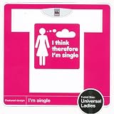 Adult Gift Boxed Ladies T-Shirt I m Single Brand New