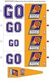 Phoenix Suns Animated 3-D Auto Spin-Flags