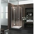 Duschkabine 8 mm Duschabtrennung Dusche Echt Glas 90 x 90 x 195 cm NOVA ohne Duschtasse