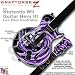 Search : Alecias Swirl 02 Purple Skin by WraptorSkinz TM fits Nintendo Wii Guitar Hero III (3) Les Paul Controller (GUITAR NOT INCLUDED)